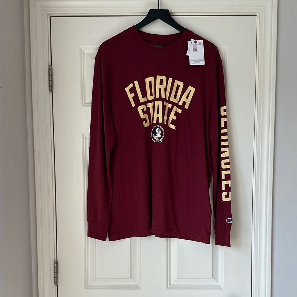 NWT Champion Florida State Long Sleeve Shirt